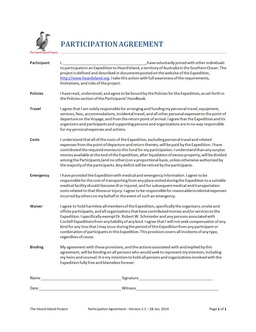 Participantion Agreement 1.4